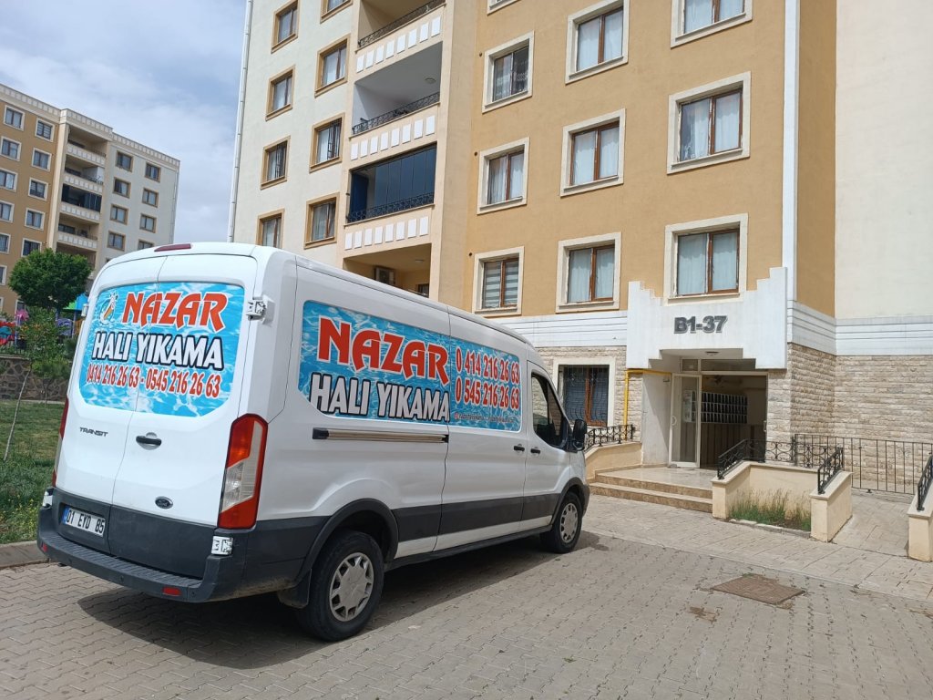 nazar halı yıkama servis aracımız